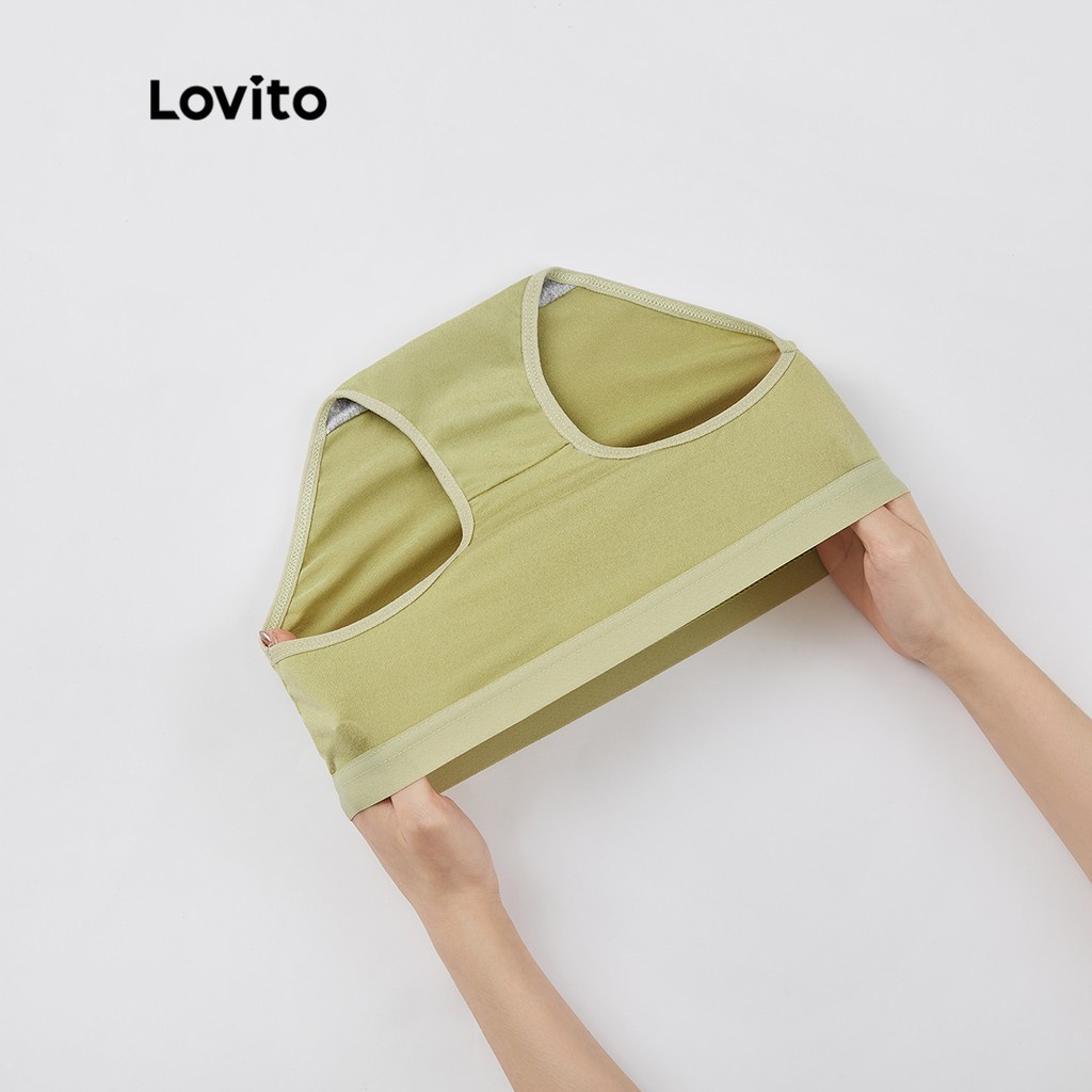 Quần lót Lovito họa tiết kẻ sọc phong cách thường ngày L233L098 (màu đen / xanh dương / xanh lá / vàng)