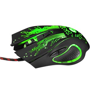 Chuột Quang Chơi Game 6d Usb 3200dpi Có Đèn Led