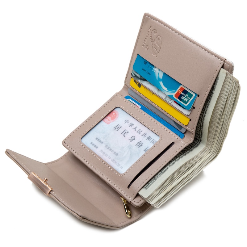 Ví Nữ Ngắn Da PU Thời Trang