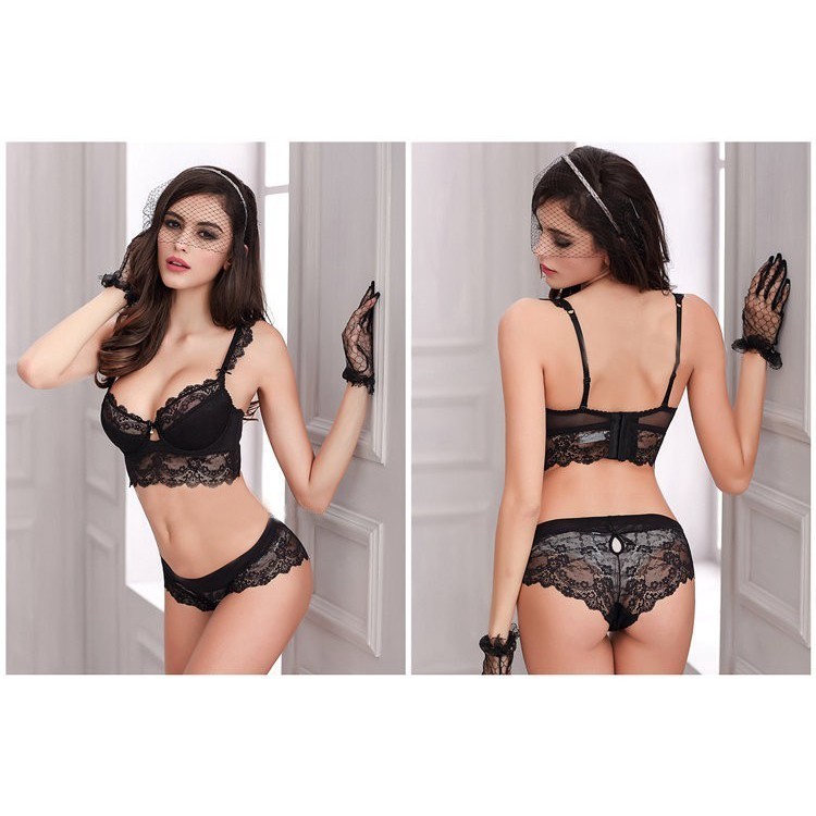 Set đồ lót ren quyến rũ phong cách châu Âu cho nữ Varsbaby v001 | BigBuy360 - bigbuy360.vn