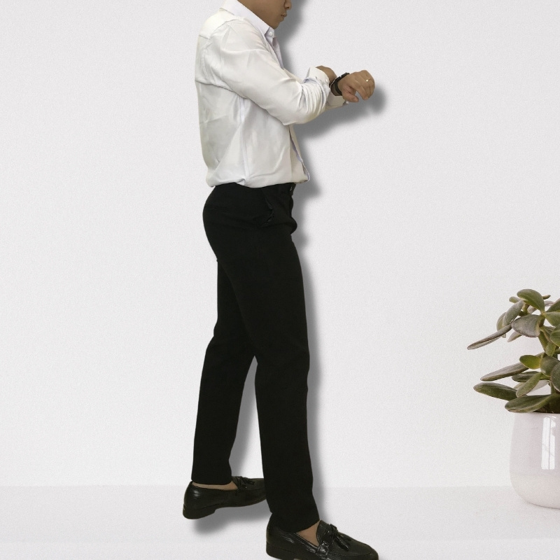 Quần tây nam hàn quốc đẹp công sở, quần vải nam đi học co giãn nhẹ mặc thoải mái chống nhăn xù | BigBuy360 - bigbuy360.vn