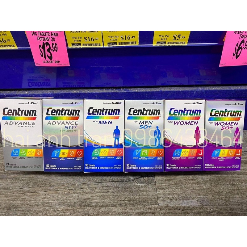 Viên uống Vitamin tổng hợp Centrum Advance
