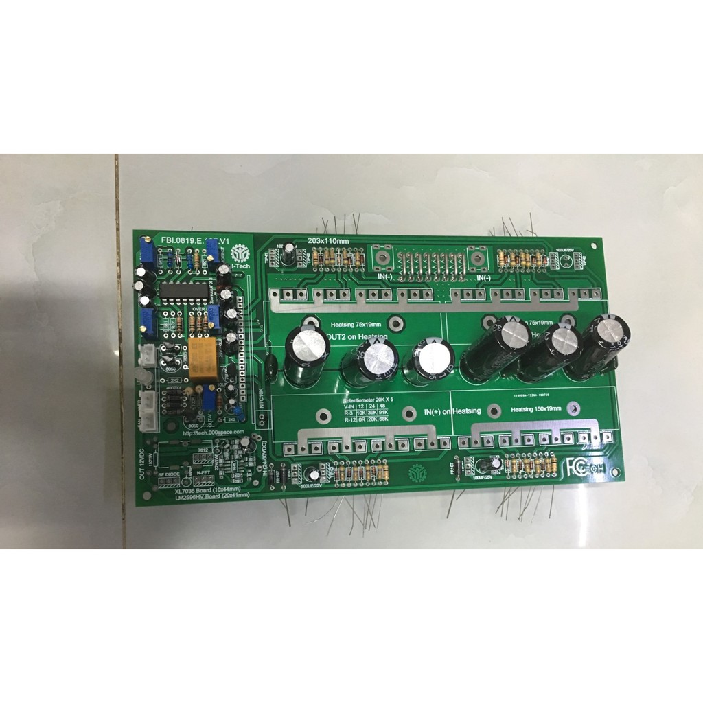DIY bo mạch kích điện DC - AC sóng sin chuẩn công suất lớn