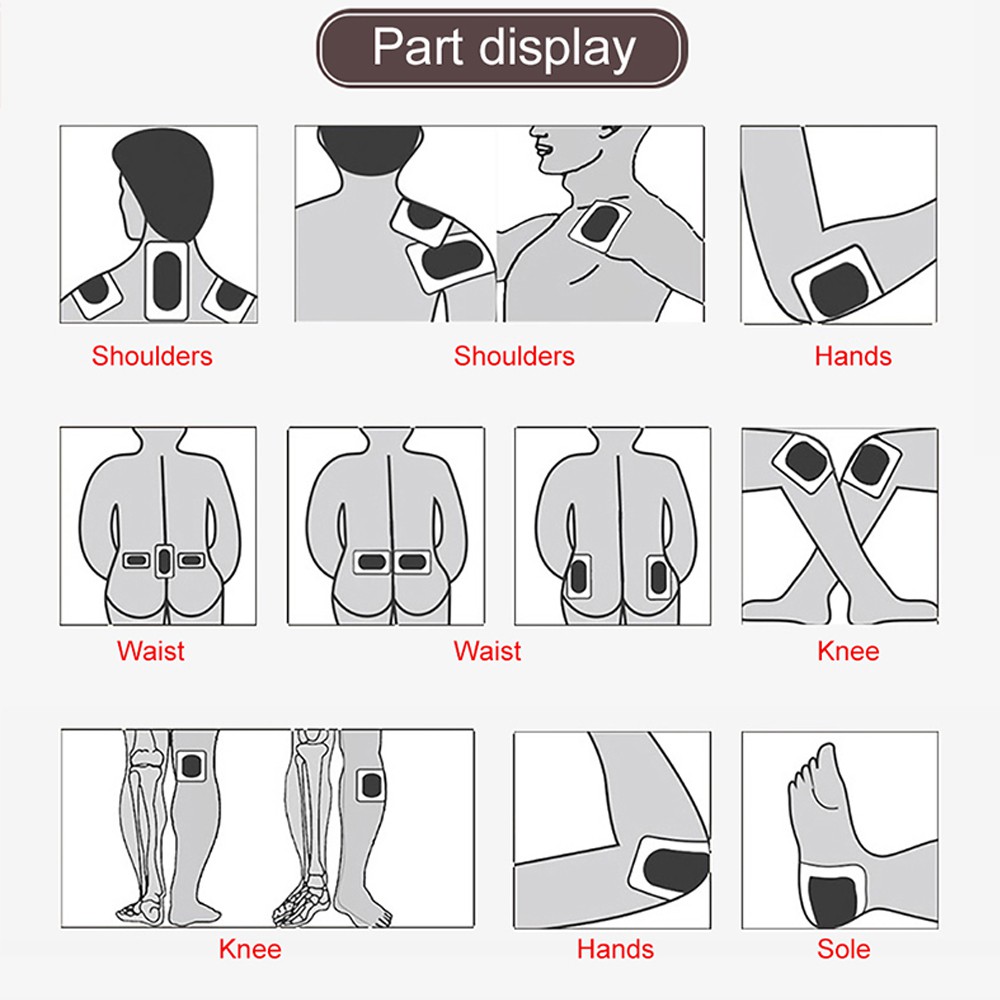 Miếng Dán Giảm Đau Cofoe Cho Vùng Eo Và Chân Nguồn Gốc Trung Quốc