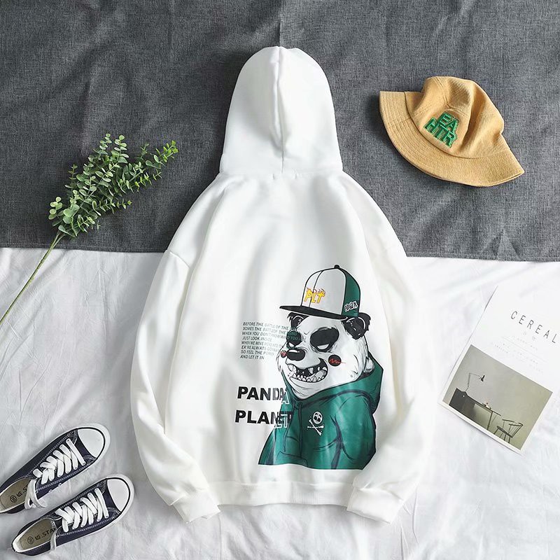 Áo Hoodie Nam Dáng Rộng Có In Hình Thời Trang Phong Cách Hàn Quốc | BigBuy360 - bigbuy360.vn