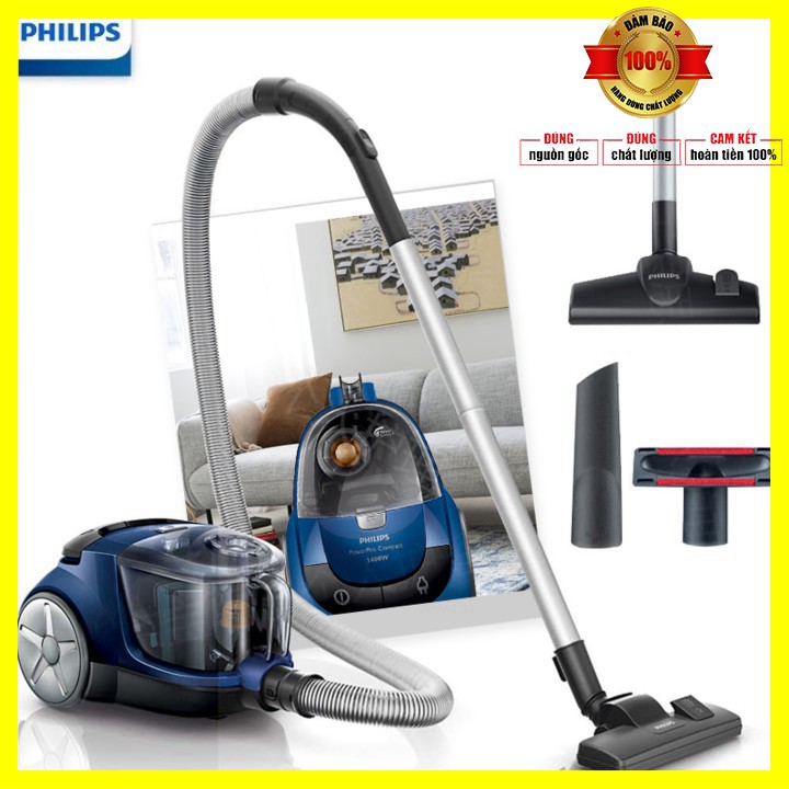 Máy hút bụi gia đình thương hiệu Philips FC8471/81 công suất 1400W hộp chứa bụi 1.5L - Bảo hành 12 thángg