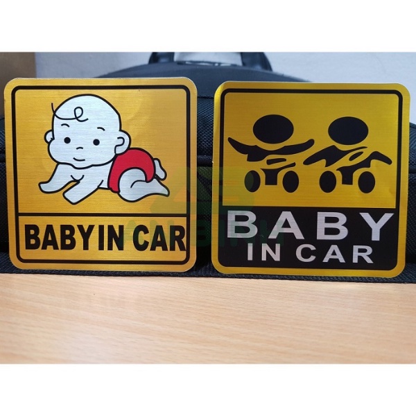 Tem Dán Ô Tô Baby In Car, Dán Đuôi Xe Ô Tô, Decal Dán Trang Trí Xe Ô Tô Nhiều Hình Ngộ Nghĩnh