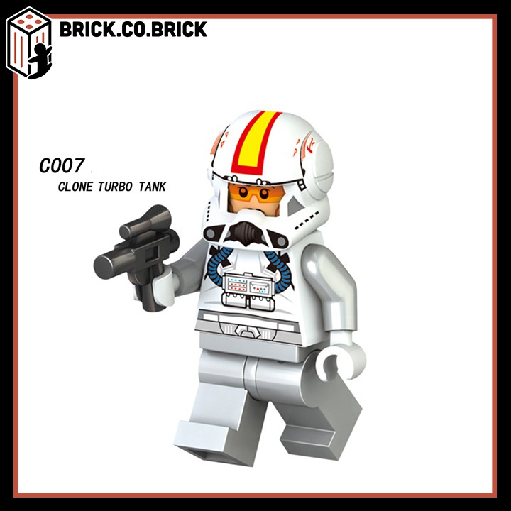 C001 - C008 Đồ chơi lắp ráp minifigures và lego mô hình phim truyện Chiến Tranh Giữa Các Vì Sao đặc sắc Star Wars: Gey