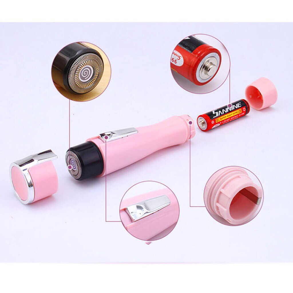 Máy cạo lông nách, cạo lông toàn thân sử dụng pin