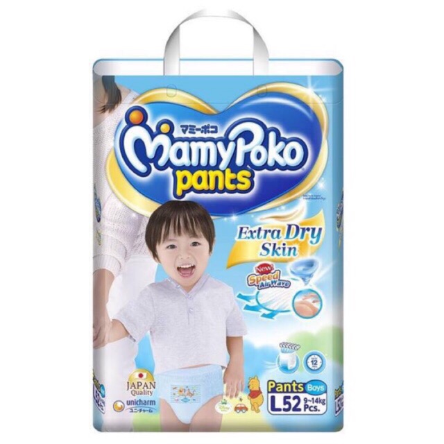 🍓L52 TẶNG QUÀ 🍓TÃ QUẦN MAMYPOKO SIZE L52 (9-14KG)