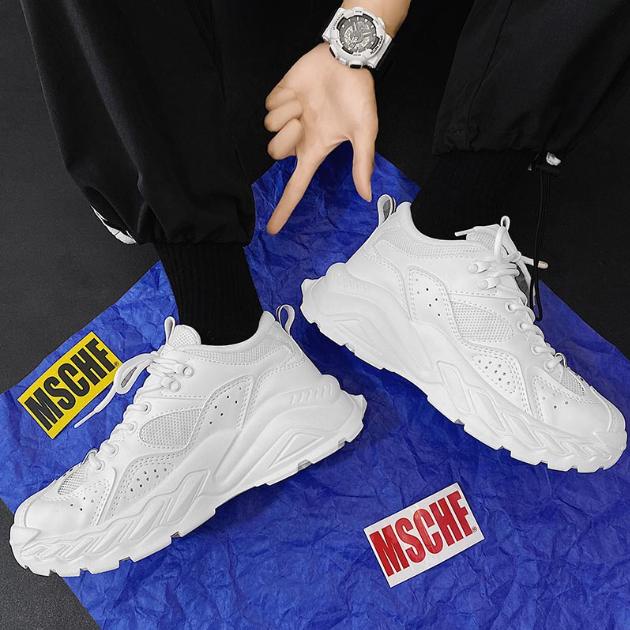 Giày Sneakers Nam 2 Màu Đen Trắng  ACTOR SN11 - SN12