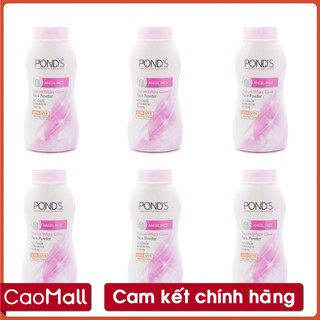 [CaoMALL] - Bộ 6 Phấn phủ bột PONDS ANGEL FACE Thái Lan 50g giúp làm sáng da, che khuyết điểm và chống nắng vượt trội