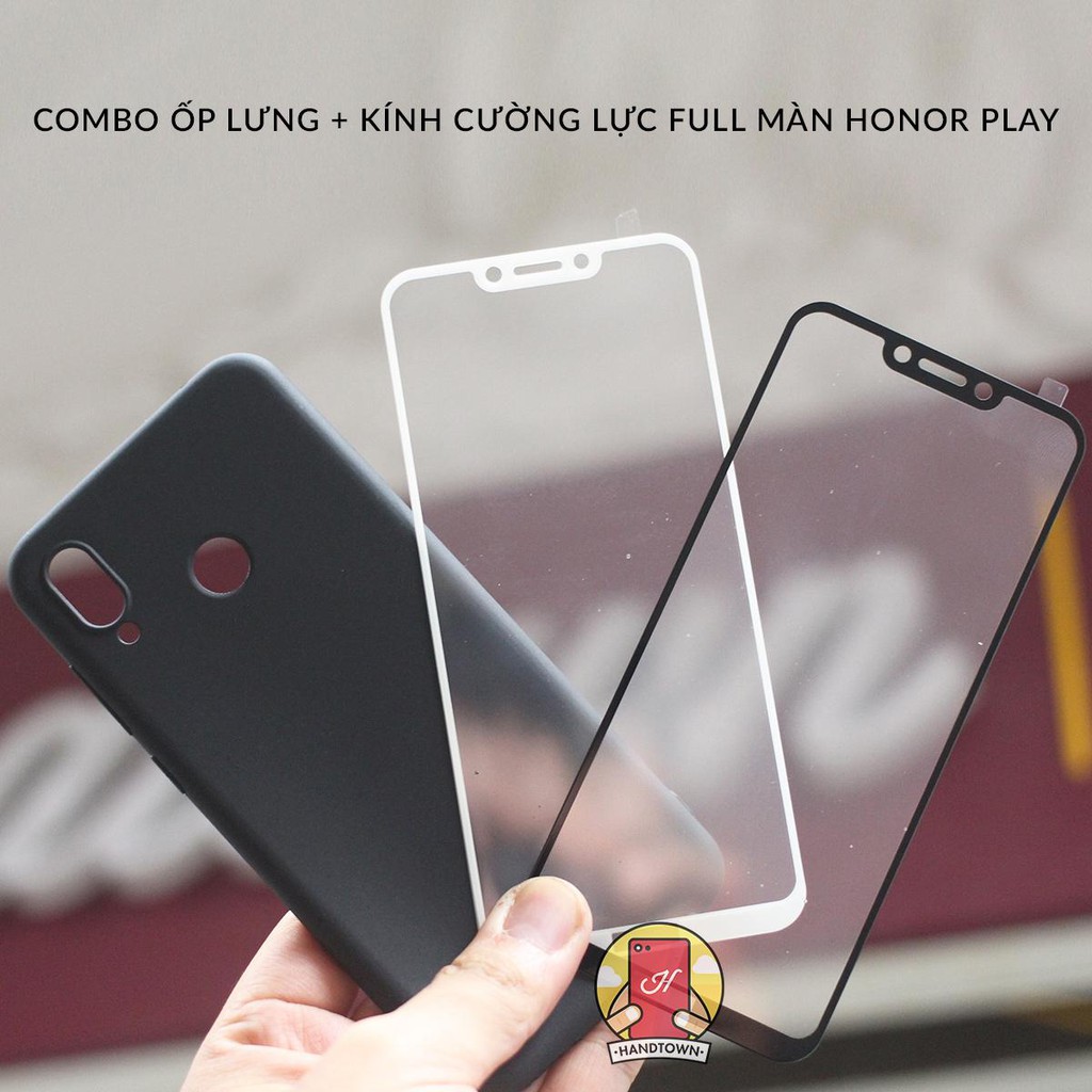 [COMBO SỐC] Ốp lưng Huawei Honor Play + kính cường lực full màn