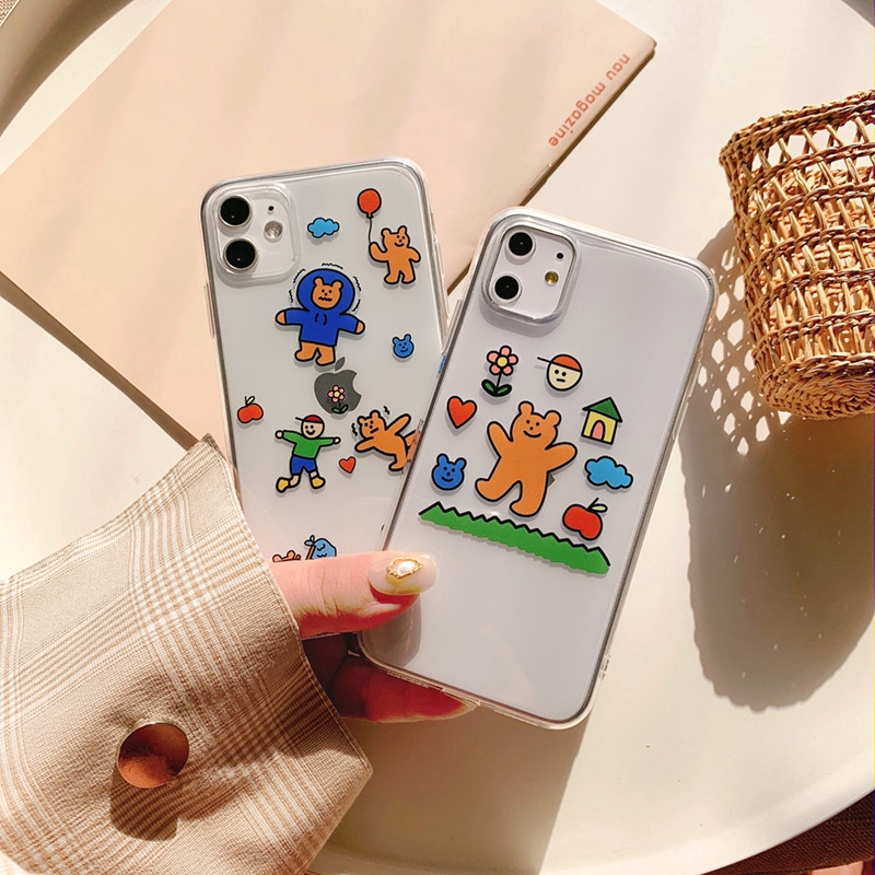 Ốp điện thoại trong suốt in họa tiết dành cho iPhone 5 5S 6 6 Plus 6S 6S Plus 6 7 7 Plus 8 8 Plus X XS XS Max 11 | BigBuy360 - bigbuy360.vn