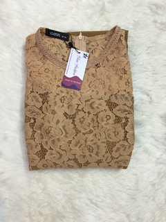 Đầm xòe phối thân ren CC