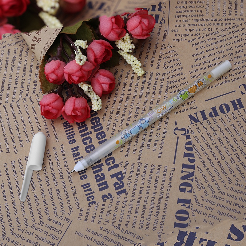 1 Bút Đánh Dấu Màu Trắng Đen 0.8mm