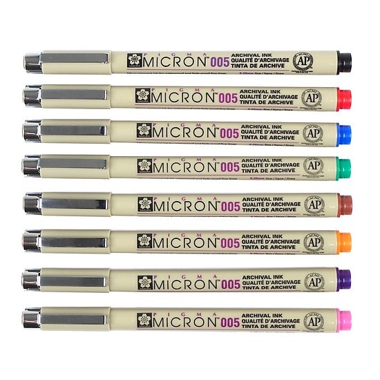 Bút Pigma nét micron 005 - Green - XSDK005#29
