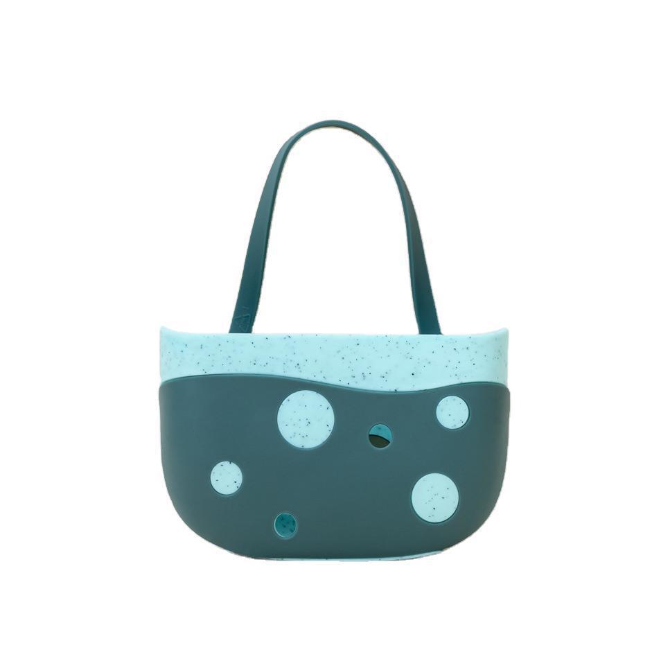 Kitchen sink bag hanging faucet multi-function bathroom drain basket soap storage hanging basket