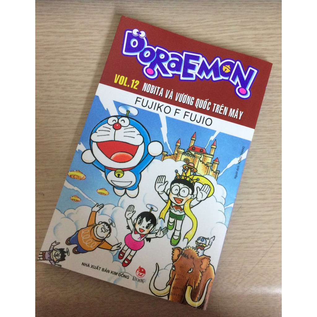 [ Sách ] Doraemon Tập 12: Nobita Và Vương Quốc Trên Mây (Tái Bản 2019)