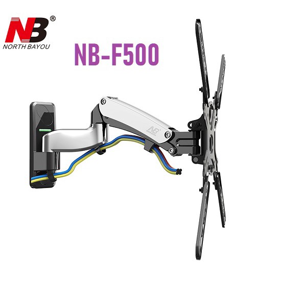 GIá Treo Tivi Xoay Đa Năng 40"-60" - Nâng Lên Hạ Xuống Model 2020 - NB - F500 [  HÀNG CHÍNH HÃNG ]