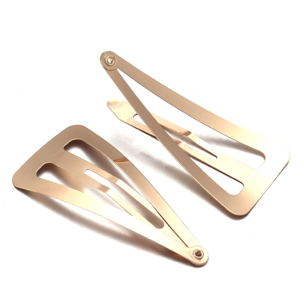 Kẹp Tóc Tam Giác Màu Đen|Set 10 Kẹp Tóc Phong Cách Retro Cho Nữ