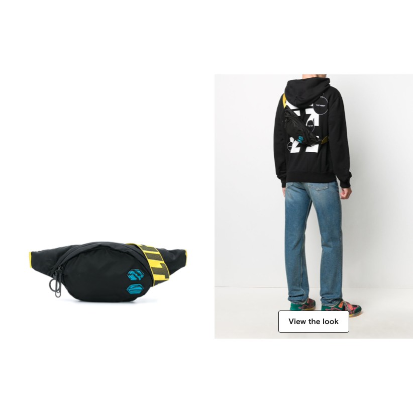 Túi đeo chéo Off White logo-print belt bag ss21
