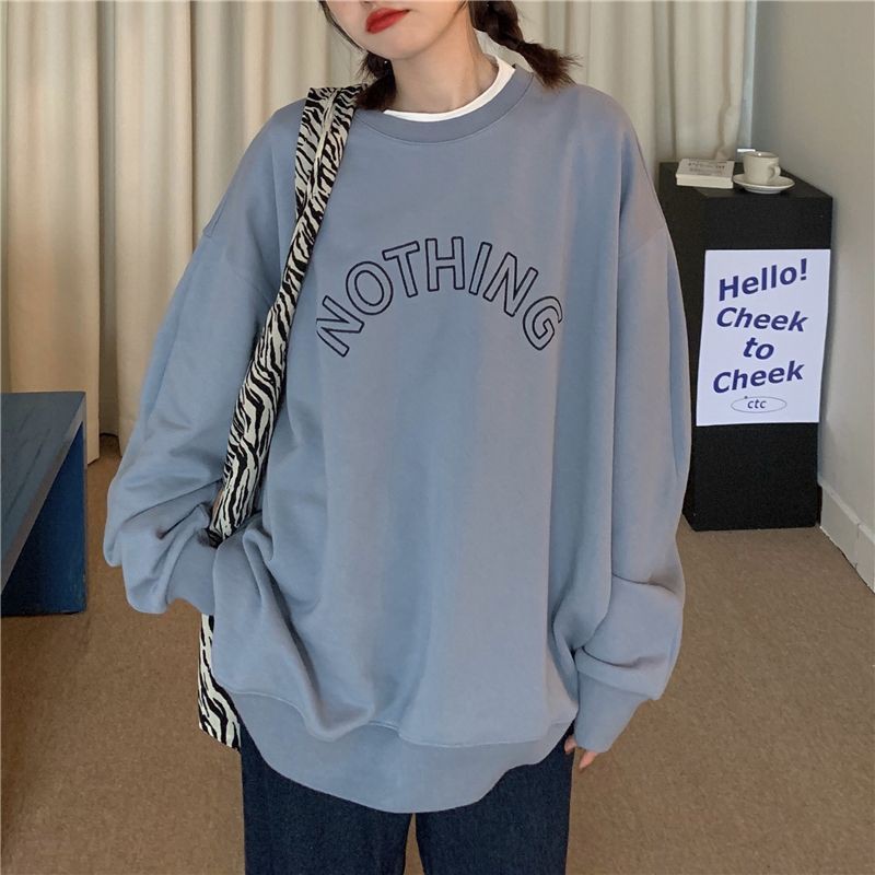 Áo Khoác Hoodie Oversize Phong Cách Hàn Quốc Bts Nothing Fjcs82938