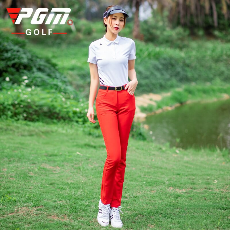 Quần golf nữ dài PGM thời trang thể thao chất vải siêu mềm nhanh khô thoáng khí GOLF PRO QN002