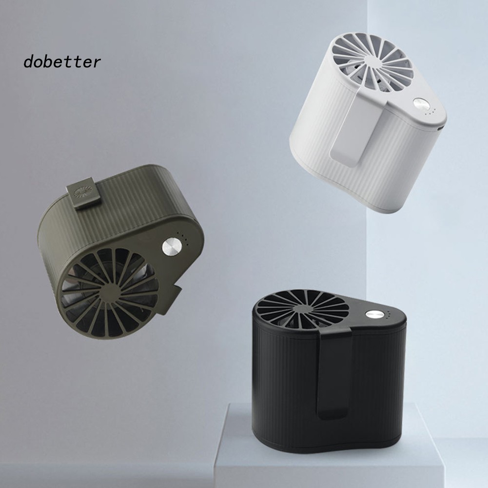 Quạt Làm Mát Mini Đeo Thắt Lưng Sạc Usb Tiện Dụng