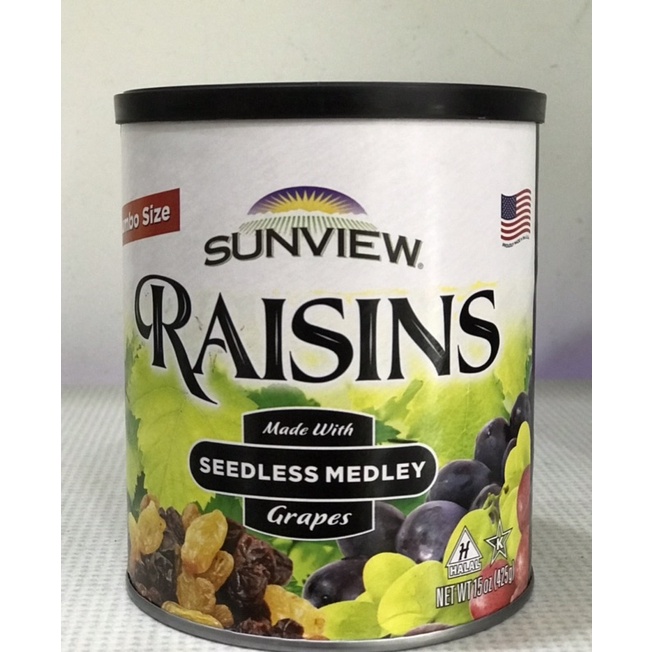 NHO KHÔ SUNVIEW RAISINS 452G