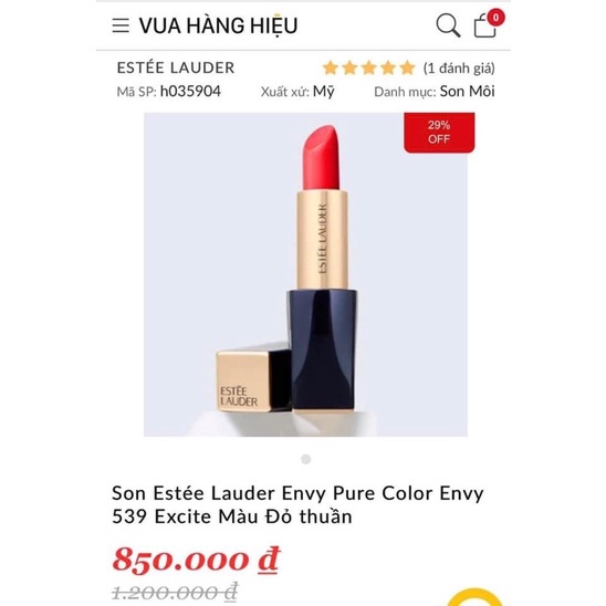 Son Estee Lauder 539/111/420/561/333/115/184