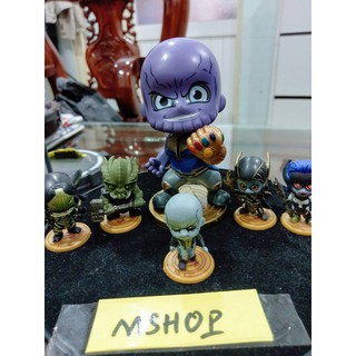 Mô hình Thanos và 5 Black Orders chibi TQ - 12cm.