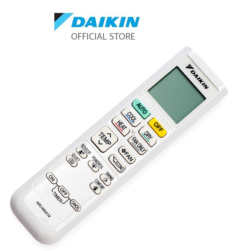 Remote ARC480A19 cho máy điều hòa Daikin FTHF25/35RAVMV, FTHF25/35/50/60/71RVMV, FTHM50/60/71HVMV.