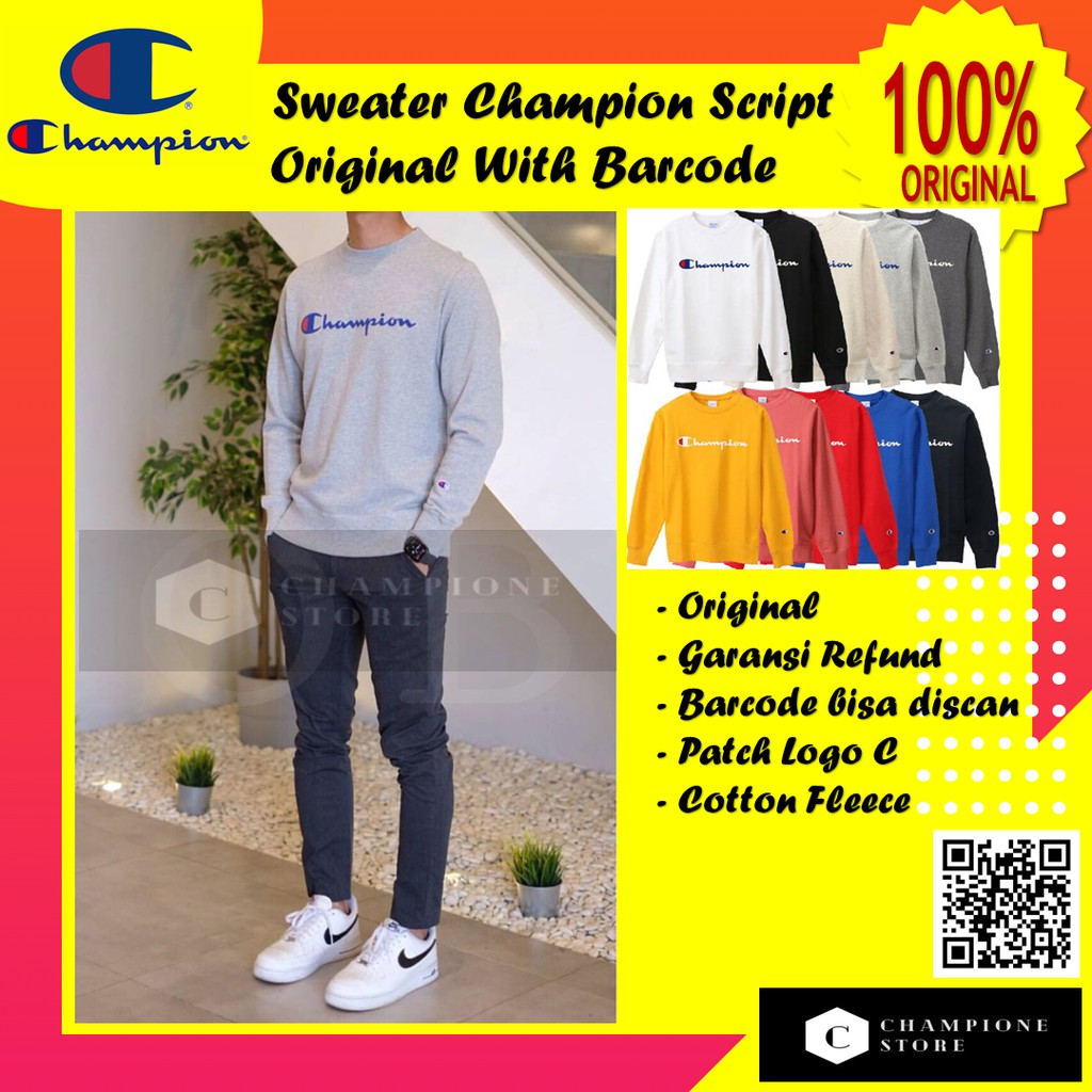 Áo Sweater Champion Chính Hãng Thời Trang Năng Động