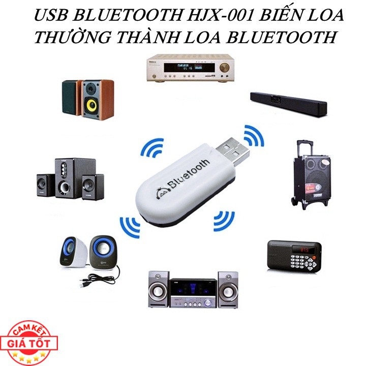 Usb Bluetooth Dongle HJX-001 Upgrade Version Biến Loa Thành Loa Bluetooth