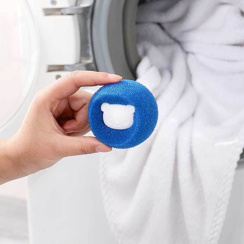 Bóng Xốp Loại Bỏ Tóc Ma Thuật Có Thể Tái Sử Dụng Cho Máy Giặt