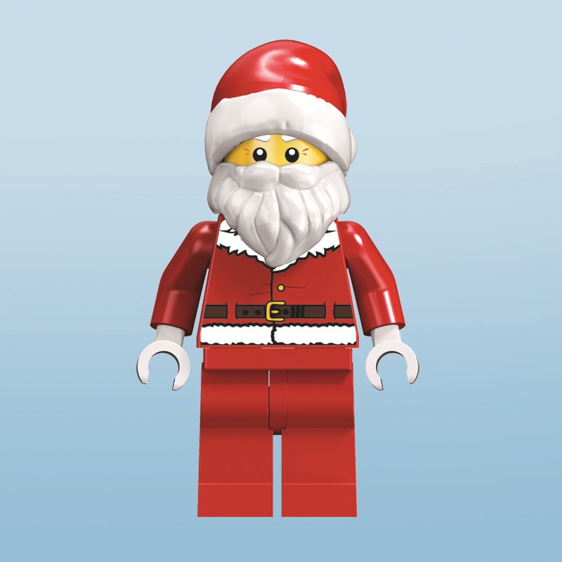 Bộ đồ chơi mô hình SLUBAN 452 miếng cho bé hình ông già Noel hộp quà giáng sinh