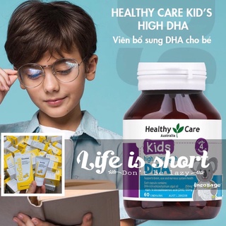Viên uống Bổ sung DHA của ÚC cho bé Healthy Care Kids DHA 60 viên