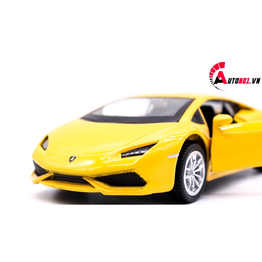 MÔ HÌNH XE LAMBORGHINI HURACAN YELLOW 1:36 SCALE MODEL 7716