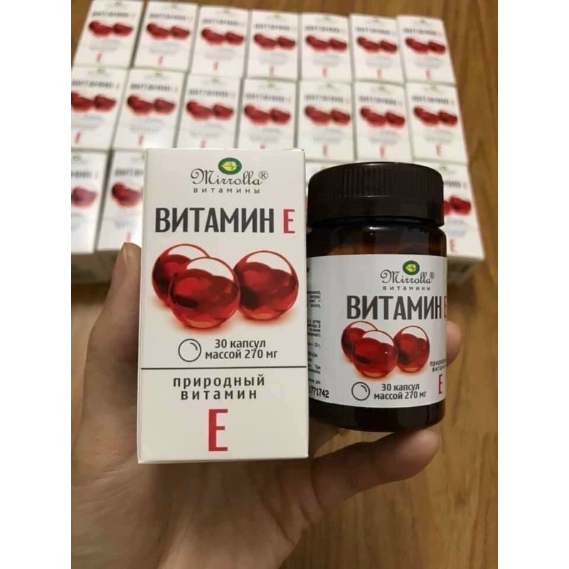 VITAMIN E ĐỎ CỦA NGA 270mg-chính hãng 100%