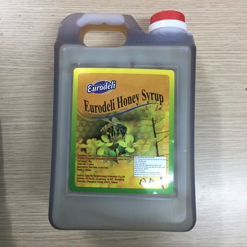 Syrup Mật Ong EURODELI can 3kg