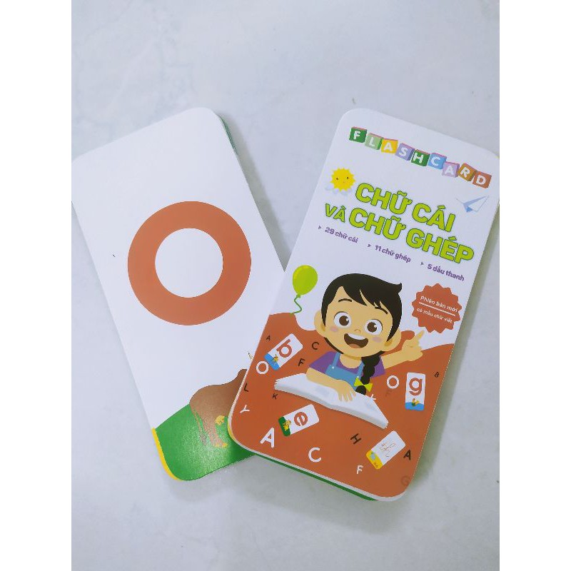 Flashcard - Bộ Thẻ Học Chữ Cái Và Chữ Ghép  42 Thẻ