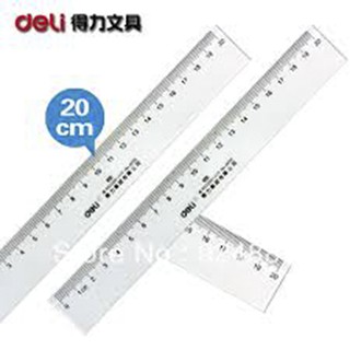 Thước kẻ 20 cm trong suốt nhựa cứng Chất lượng cao