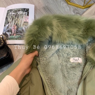 ÁO PARKA ĐỎ