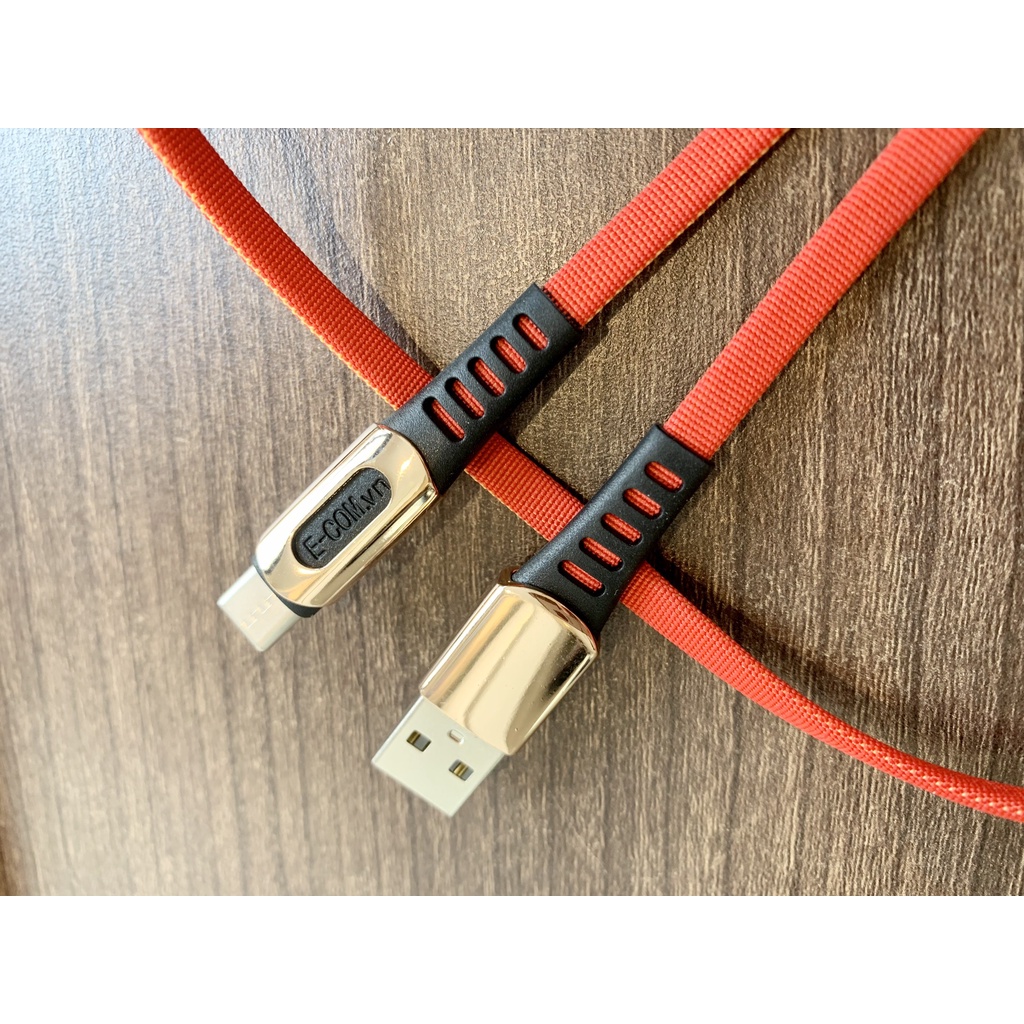 Cáp sạc nhanh 5A Type C, chính hãng,  dây dù dẹt siêu bền