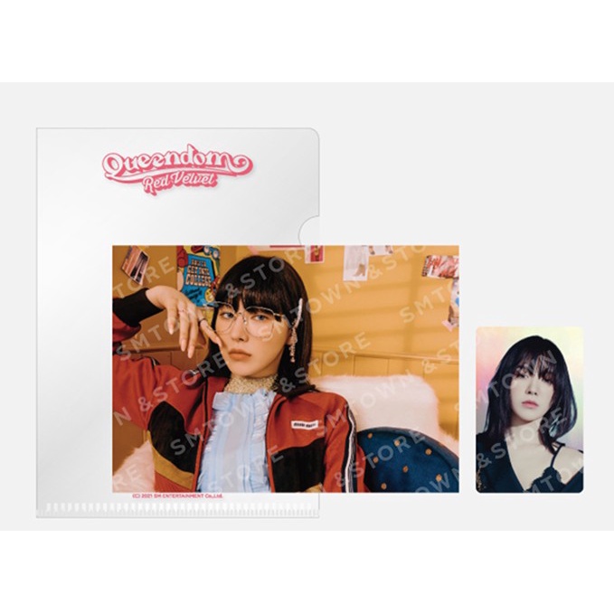 Red Velvet POSTCARD + BỘ THẺ ẢNH HOLOGRAM - Queendom
