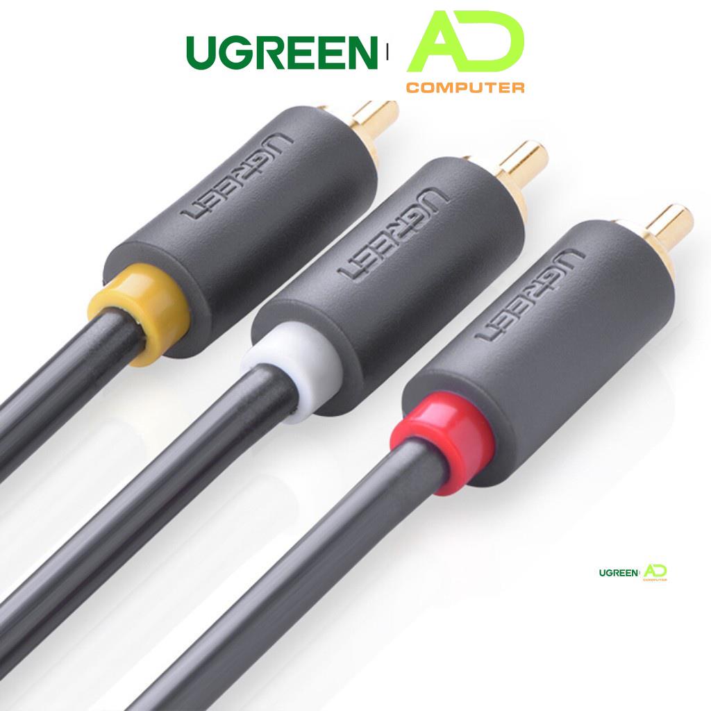 Dây cáp AV 3 đầu Hoa Sen mạ vàng Ugreen AV105 - Hàng phân phối chính hãng - Bảo hành 18 tháng