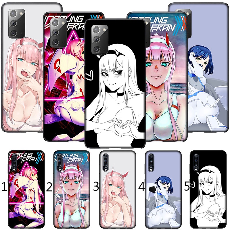 Ốp điện thoại mềm mã FA299 in hình Zero Two Darling in the FranXX cho iPhone 7 8 7+ 8+ 6+ 6S+ XR XS Max 5 5s