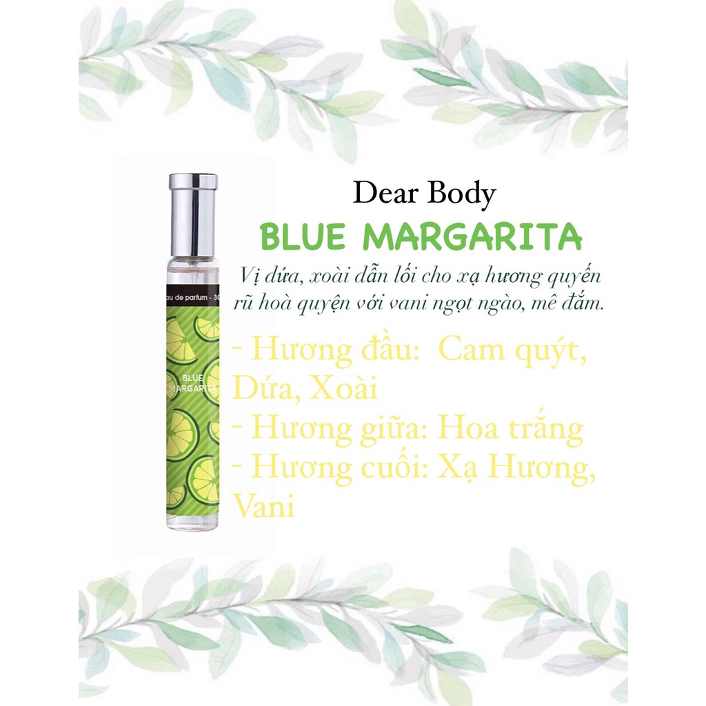 NƯỚC HOA DEAR BODY - EAU DE PARFUME 30ml - DÀNH CHO NỮ