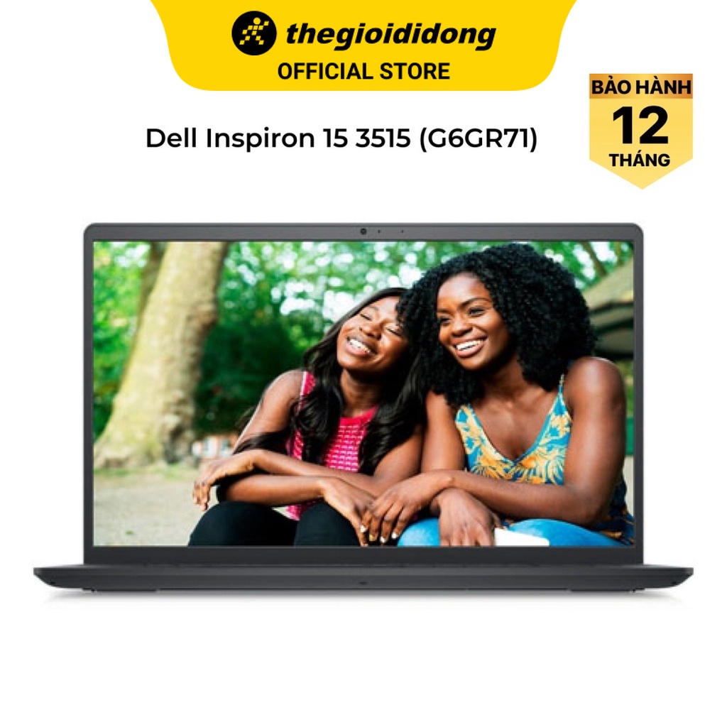 Laptop Dell Inspiron 15 3515 R3 3250U/8GB/256GB/15.6"F/OfficeHS/Win11/(G6GR71)/Đen - Hàng chính hãng